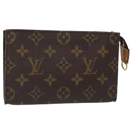 LOUIS VUITTON Monogram Bucket PM Accessory Pouch LV Auth 131680