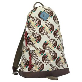 Zaino GUCCI GUCCI x THE NORTH FACE in nylon crema 650288 Auth MY182V