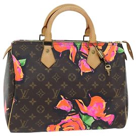 LOUIS VUITTON Monogram Rose Speedy 30 Borsa a Mano Arancione Rosa M48610 Auth 89406SAV