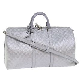 LOUIS VUITTON Borsa Keepall Bandoulière 50 Damier Glitter N58041 Auth LV 52528SV