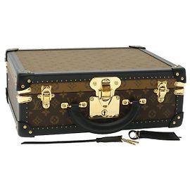 LOUIS VUITTON Monogram Reverse Canvas Cotteville 40 Trunk M20085 LV Auth 34216S