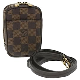 LOUIS VUITTON Astuccio Okapi PM Damier Ebene N61738 Auth bs9699V