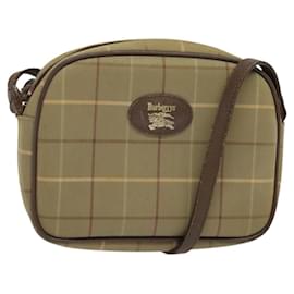 Borsa a spalla Nova Check di Burberrys in tela beige Auth bs27696 - Autre Marque