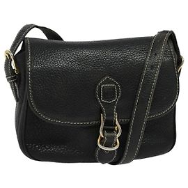 Céline Borsa a Spalla CELINE in Pelle Nera e Oro Auth bs26612