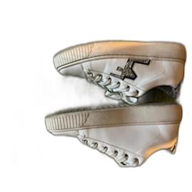 Zapatillas Serafini de piel blanca talla 38