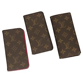 CUSTODIA per iPHONE Monogram LOUIS VUITTON 3Set LV Auth bs27233