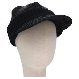 Cappello Christian Dior in Lana Nera Auth ac3556V