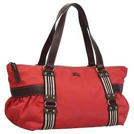 Borsa tote in nylon rossa BURBERRY Blue Label Auth ti2825