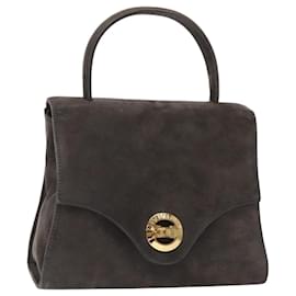 GIVENCHY Handtasche aus Wildleder in Grau und Gold Auth bs27976 - Givenchy