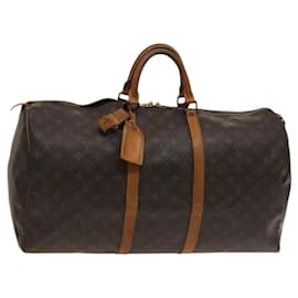 LOUIS VUITTON Borsa Boston Monogram Keepall 55 M41424 LV Auth bs27742