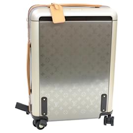 LOUIS VUITTON Valigia a Rulli Horizon 55 in Titanio Monogram M41226 LV Auth ak157SM
