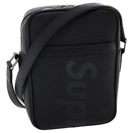 LOUIS VUITTON Bolsa de Ombro Danube Epi Supreme Preta M53431 LV Auth ar5973SM