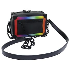 LOUIS VUITTON Taiga Rainbow Mini Soft Trunk Borsa a Spalla M30351 LV Auth 50210SM