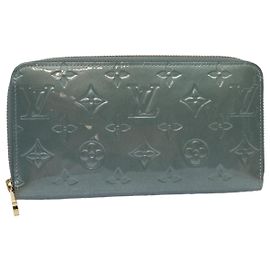 Portafoglio Lungo Zippy Monogram Vernis LOUIS VUITTON Jivre M91565 Auth 57160SM