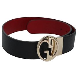 GUCCI Ledergürtel Outlet 31,9""" Schwarz 70 28 525040 Auth am7750V