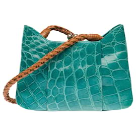 Autre Marque Bolso NO FIRMA en Cocodrilo Verde - 102731