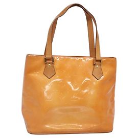 LOUIS VUITTON Borsa Houston Monogram Vernis Rosa Marshmallow M91302 LV Auth BA3921