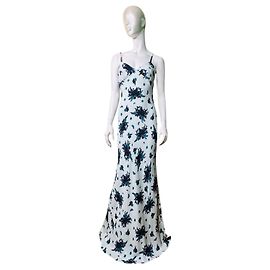 Autre Marque Rebecca De Ravenel Maxi Seidenkleid