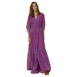 Ba&Sh Maya Kleid aus Viskose Lila