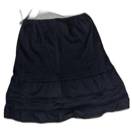 Falda Joseph de lana negra larga hasta la rodilla L