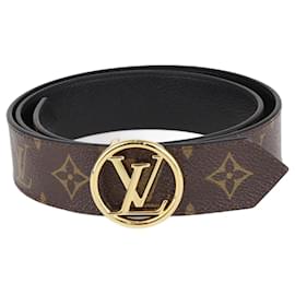 Louis Vuitton Cintura Reversibile Monogram LV Circle