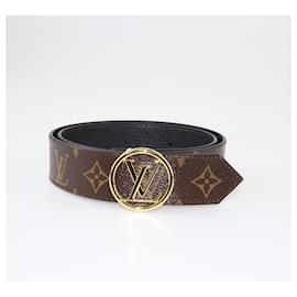 Cintura Reversibile LV Circle Monogram Marrone Louis Vuitton