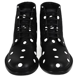 Botas de lunares negros y blancos Saint Laurent