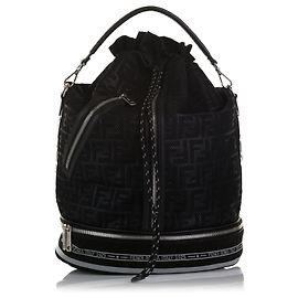 Fendi Grande Holdall Mon Tresor Zucca Nero