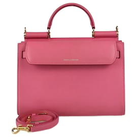 Borsa a mano media Sicily 62 rosa di Dolce & Gabbana