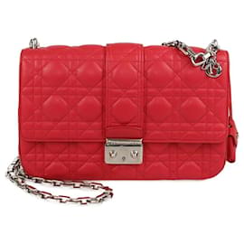 Miss Dior Medium Cannage Rote Umhängetasche Christian Dior