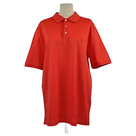 Polo Piquet Classico Arancione a Maniche Corte Louis Vuitton