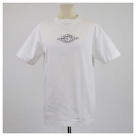 Camiseta bordada con logo blanco Christian Dior x Jordan - Autre Marque