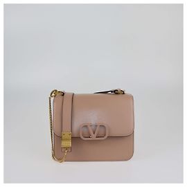Borsa a Spalla Valentino Beige Media VSling