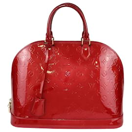 Borsa Alma GM in Monogram Vernis Cerise di Louis Vuitton