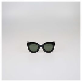 Céline Schwarze Schmetterlingssonnenbrille von Celine