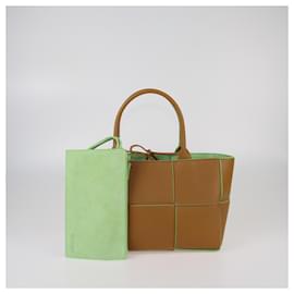 Bottega Veneta Borsa Arco Piccola Intreccio Marrone/Verde