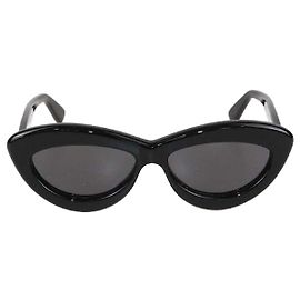 Schwarze Cat-Eye-Sonnenbrille Loewe