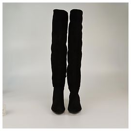 Alaïa Botas negras hasta la rodilla Alaia