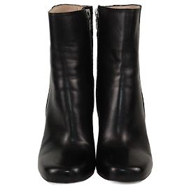 Stivaletti con tacco in cristallo nero Dries Van Noten