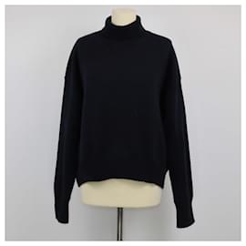 Navyblauer Strickpullover mit Rollkragen Celine - Céline