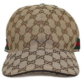 Gucci Beige GG Canvas Baseball Cap