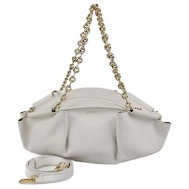 Borsa a spalla Paseo Chain bianca Loewe