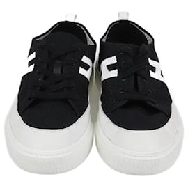 Schwarze/Weiße Strick-Sneaker von Hermes - Hermès