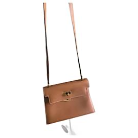 Borsa a mano Hermès Kelly 20 in pelle Cognac