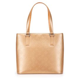 Borsa Stockton Mat Monogramma Oro Louis Vuitton