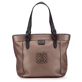LOEWE Braune Anagramm-Leder Fusta Tote
