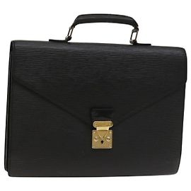 LOUIS VUITTON Epi Serviette Conseiller Borsa Business Nera M54422 LV Auth bs27487