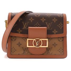 LOUIS VUITTON - Borsa a tracolla Dauphine mini Louis Vuitton in tela monogrammata