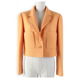 Chaqueta de tweed, lana y nylon a medida de Chanel