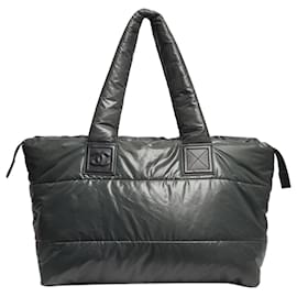 Borsa tote in nylon cocoon 2008 grigio-verde - Chanel